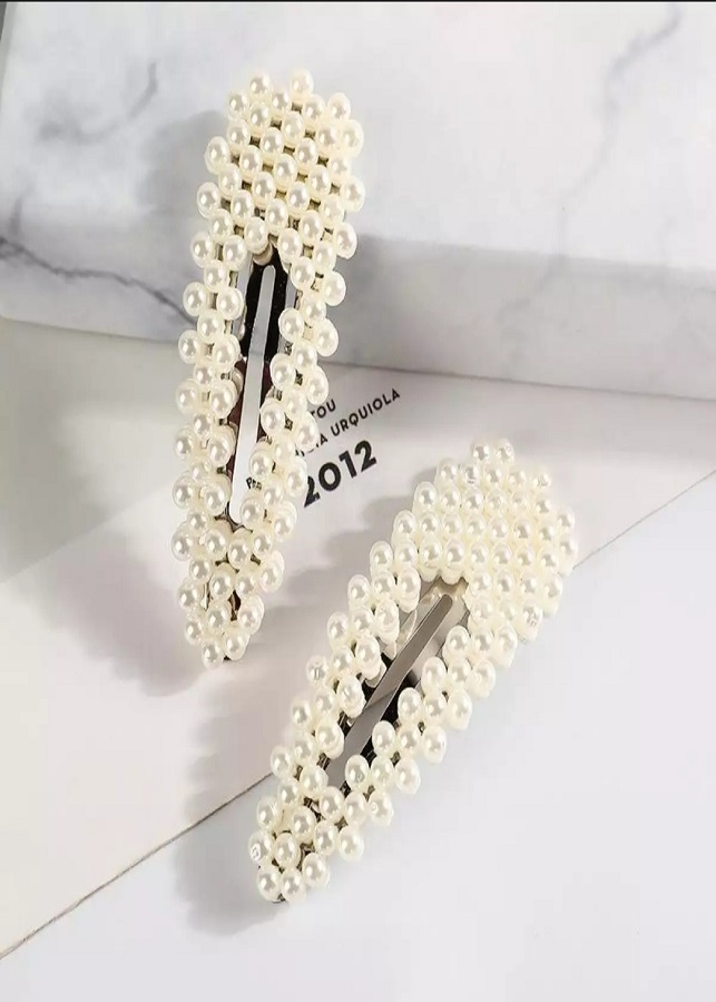 Set 4 Kẹp Tóc Ngọc Trai Thời Trang Hàn Quốc Siêu Hot