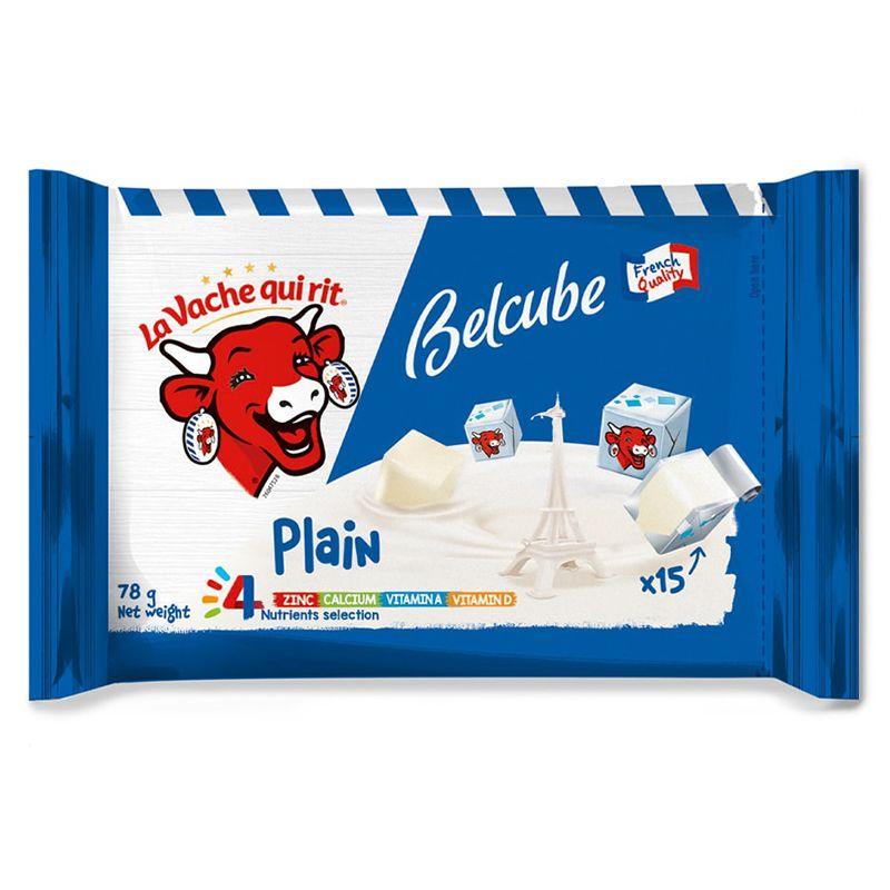 Phô mai CON BÒ CƯỜI Belcube xanh dương 78g gói – 3073781110685