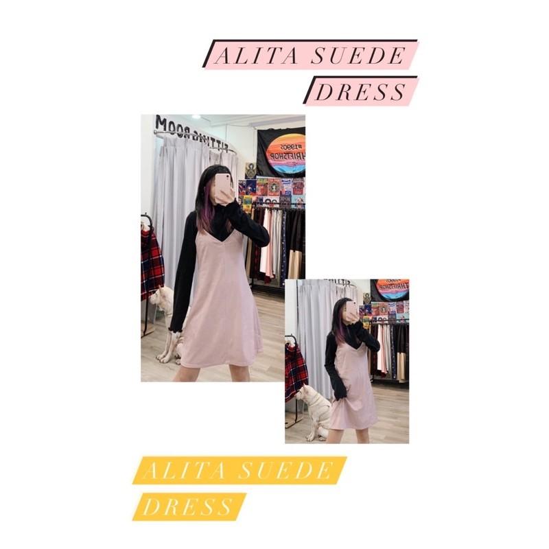 ALITA SUEDE DRESS