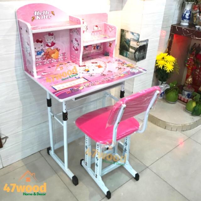 Bộ bàn ghế học sinh tăng chỉnh độ cao, hàng việt nam chất lượng cao 47wood-CL