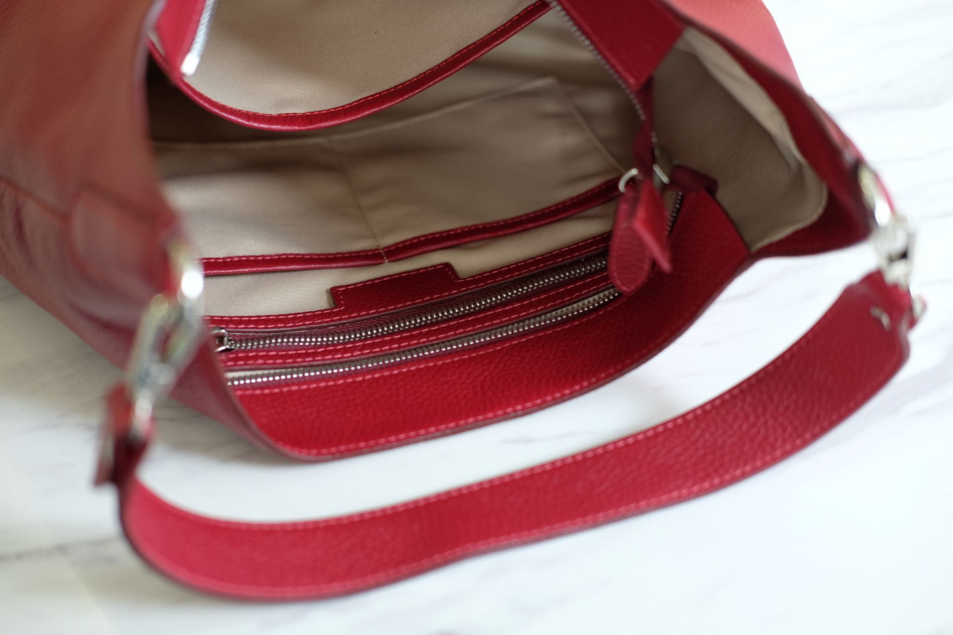 Bộ đôi túi hobo Hanah- Clutch Kandy da bò thật cao cấp  thanh lịch, sang trọng