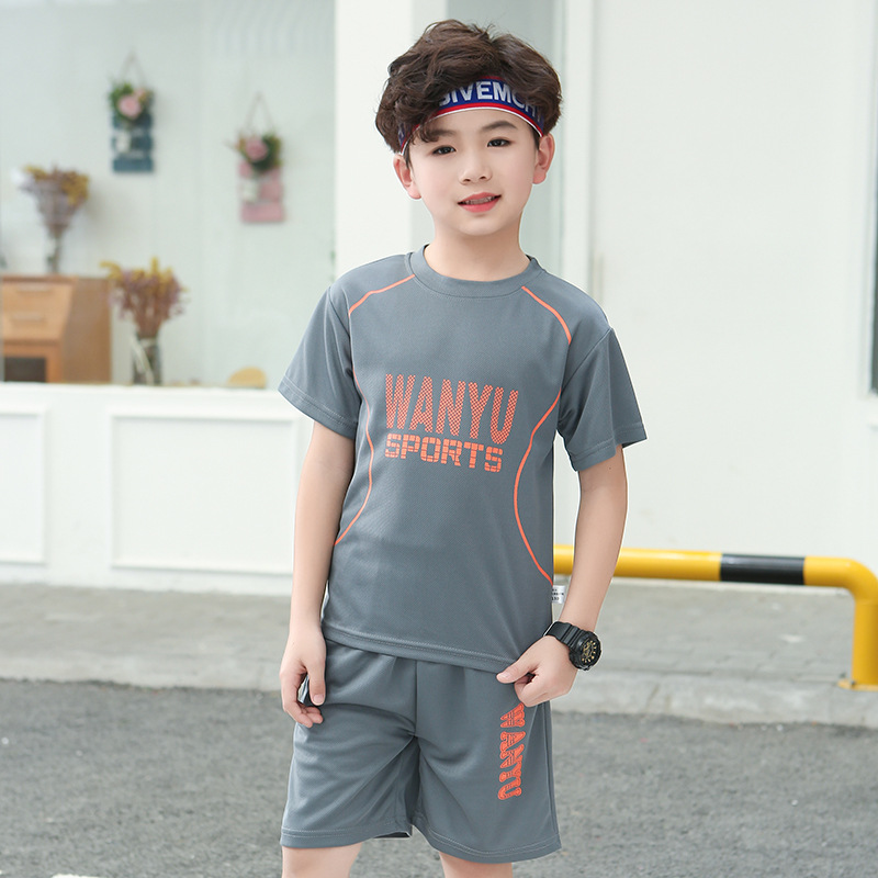 Bộ quần áo thể thao trẻ em nhanh khô thoáng khí mã QA.WANYU