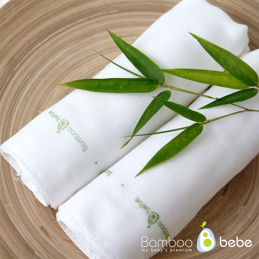 Khăn Sợi Tre Bamboo Bebe Original Set 10 Cái