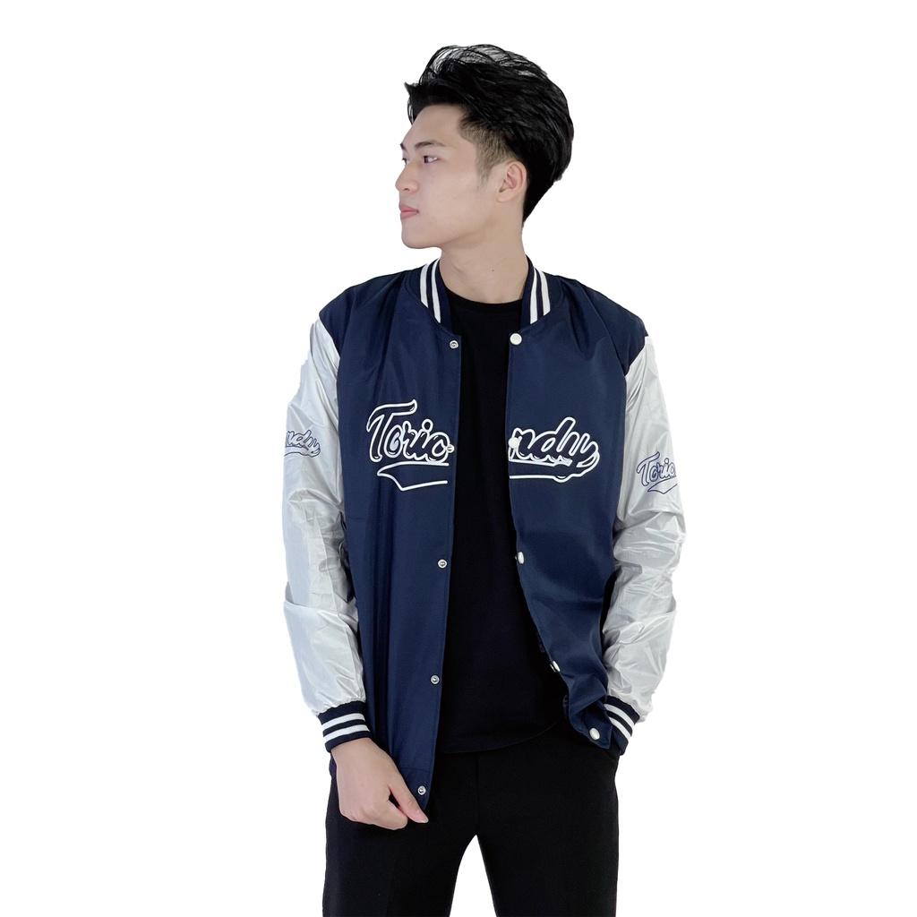 Áo khoác dù bomber nam nữ form rộng