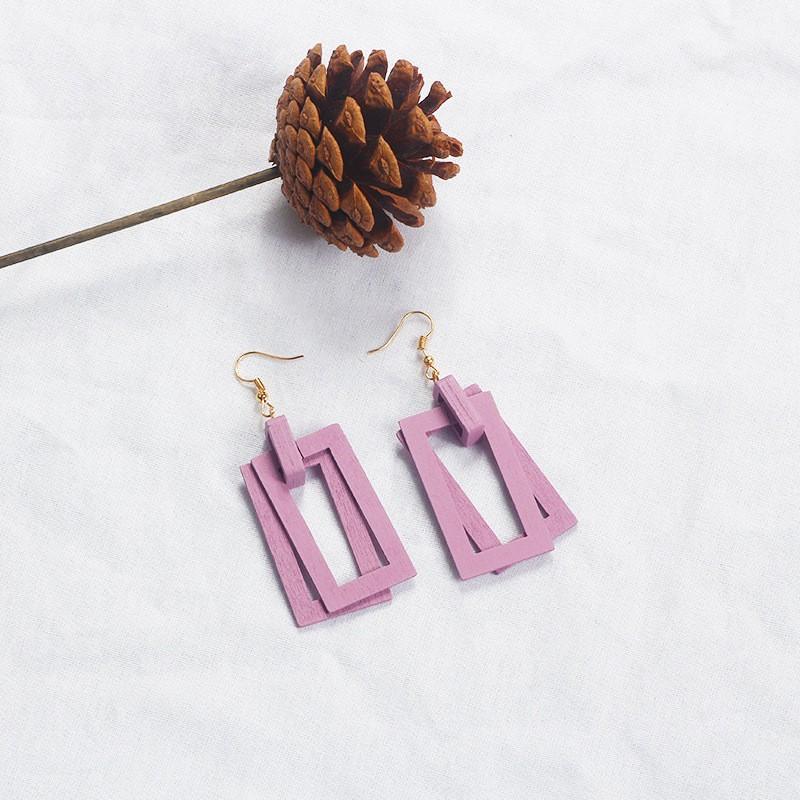 Cặp Bông Tai Nữ Thời Trang Retro