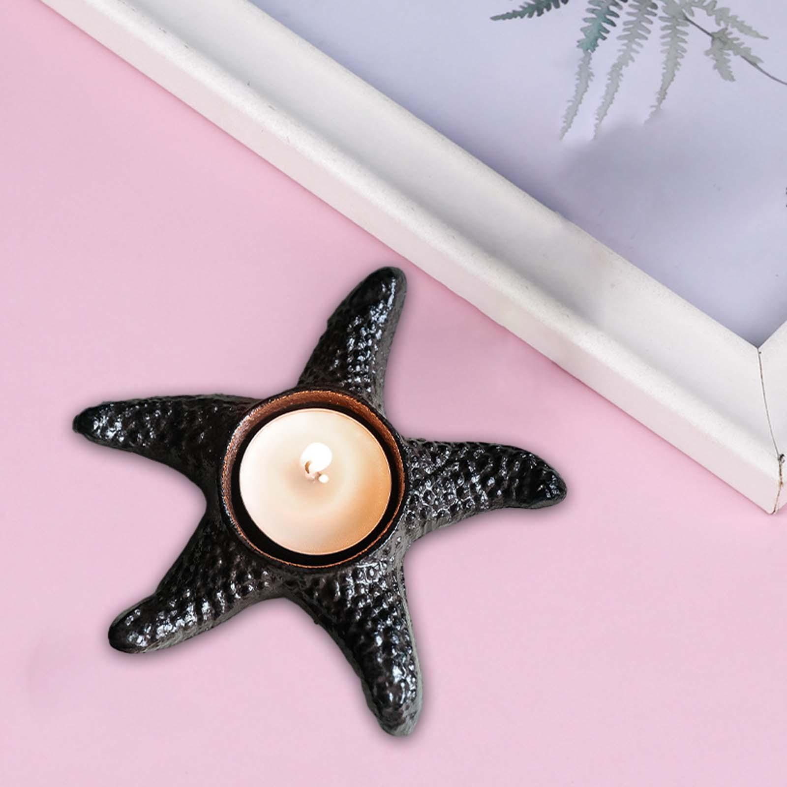 Candle Holder Metal Tealight Candlestick for Dinner Holiday Wedding