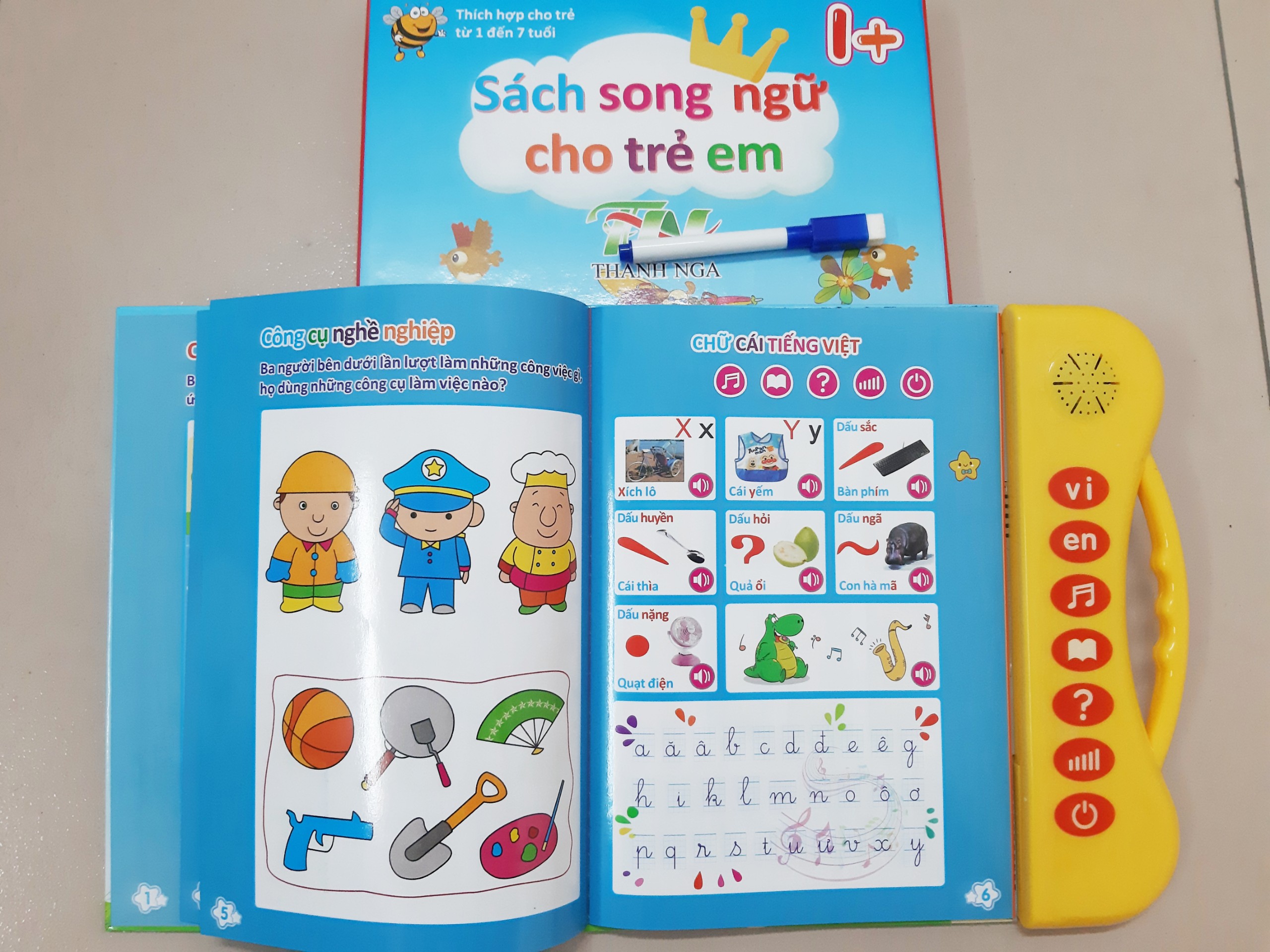 Sách nói điện tử song ngữ Anh - Việt cho trẻ em