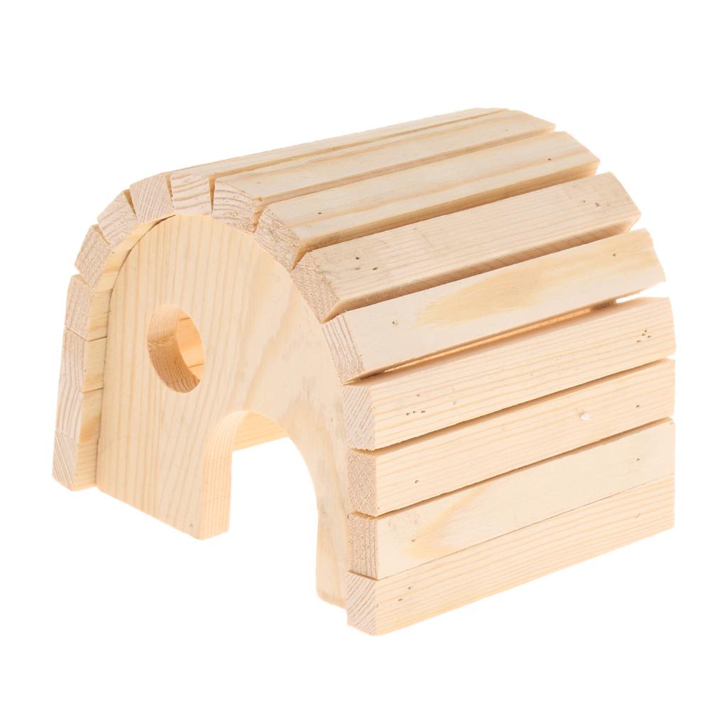Wooden Hamster House Hamster Toy Gerbil Chew Toys Small Pets House