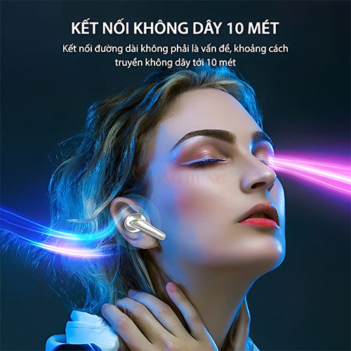 Tai nghe Bluetooth True Wireless Bagi Diamond - Hàng chính hãng