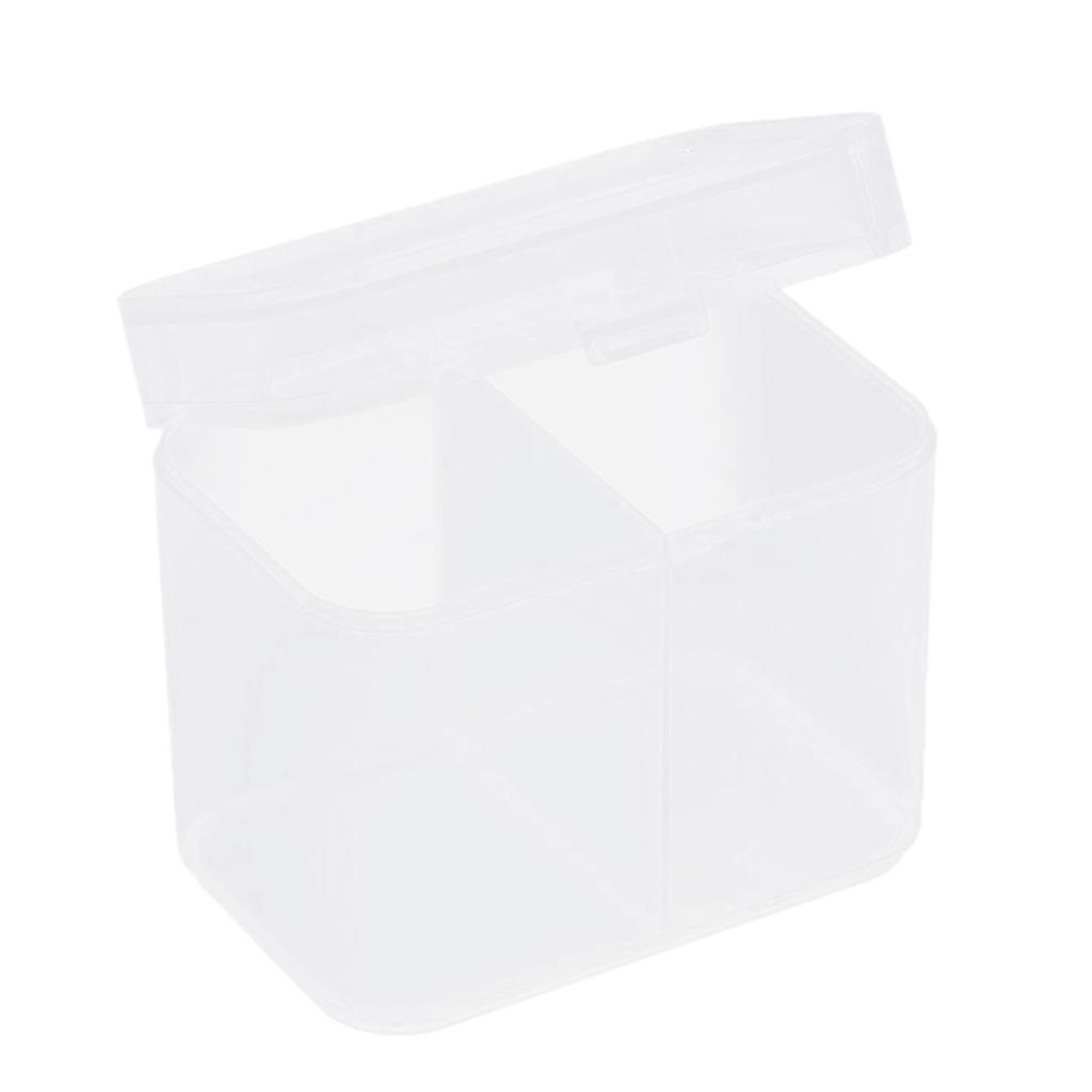 2x2 Spaces Cosmetic Nail Wipes Storage Holder Box Cotton Swabs Pads Container