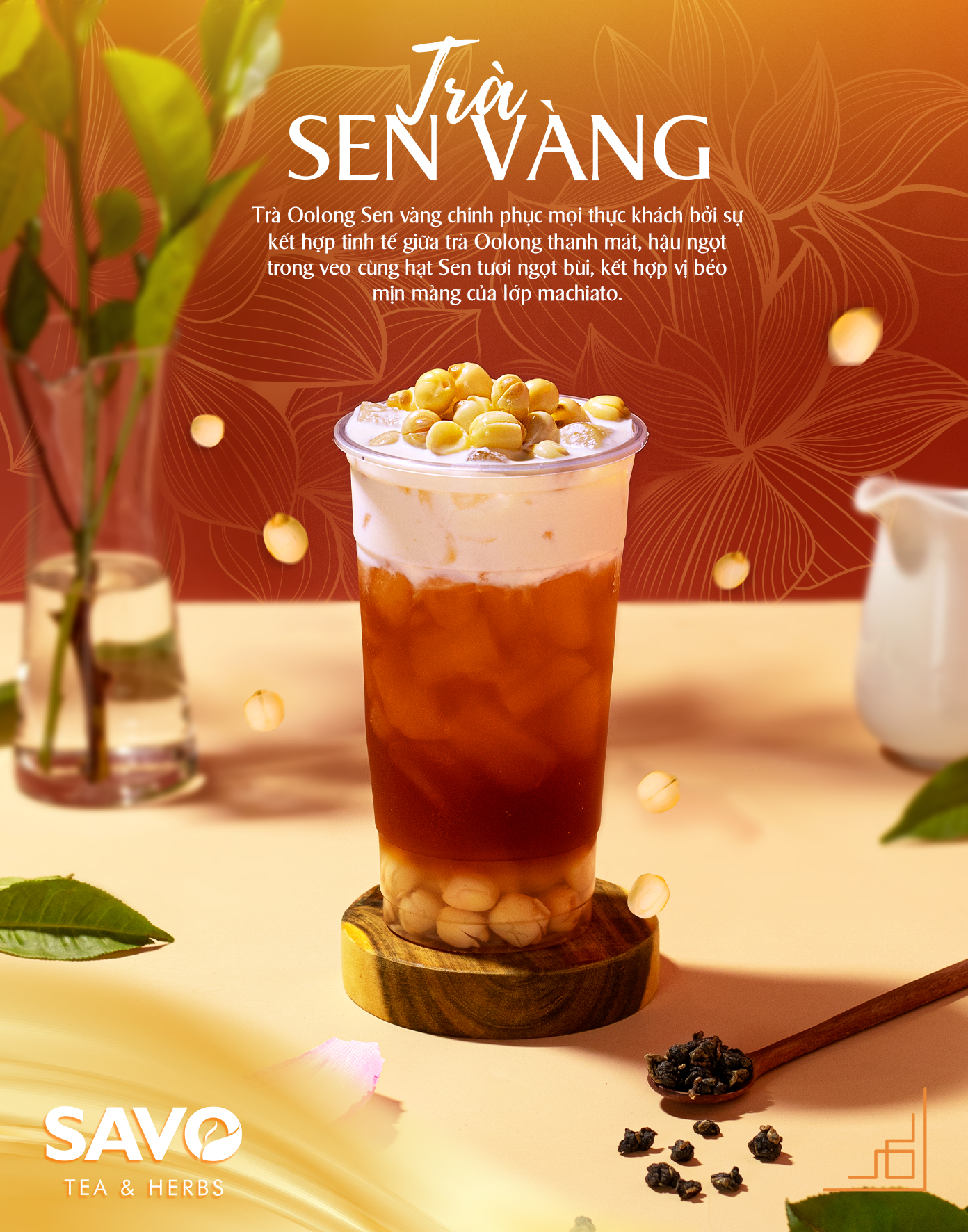 Trà SAVO Sen Nồng Nàn - Túi 500gr