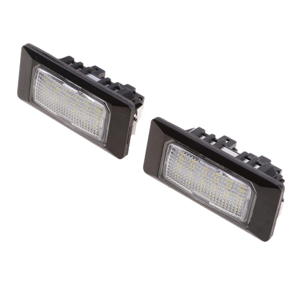 2 Pieces Number License Plate LED Light Lamp For BMW E36 318i/320i/M3/328is