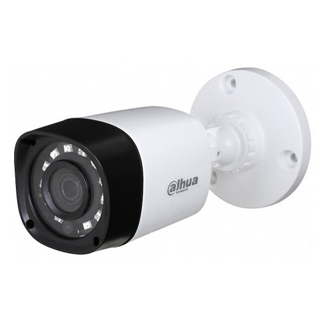 Trọn bộ 3 camera DH-HAC-B1A21P Đầu thu 4 cổng XVR1B04 đầy đủ phụ kiện, Hàng chính hãng