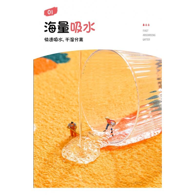 Thảm Lót Sàn Thấm Hút Chống Trượt Cho Nhà Tắm/Nhà Vệ Sinh