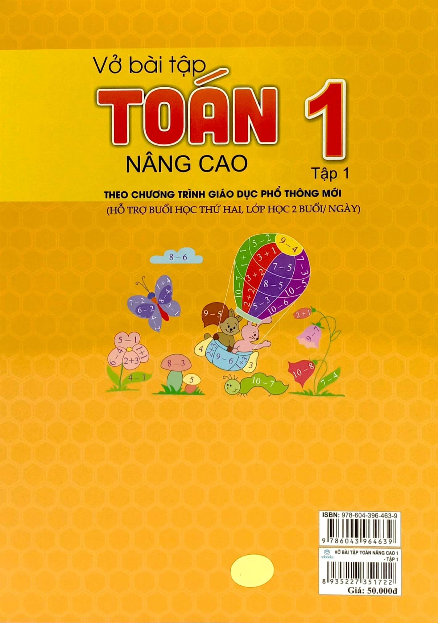 Vở Bài Tập Toán Nâng Cao 1 - Tập 1