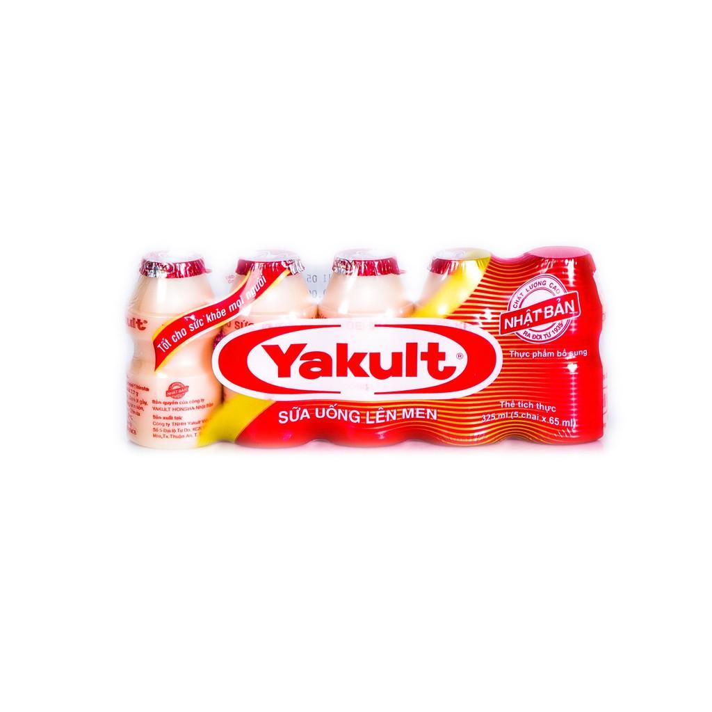 Lốc 5 chai Sữa uống lên men Yakult