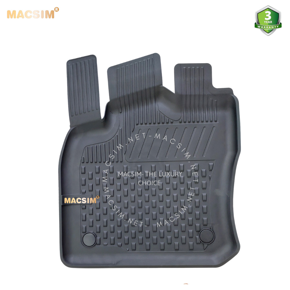 Thảm lót sàn ô tô nhựa TPE Silicon Volkswagen Tiguan 2016- 2020 Black, Beige Nhãn hiệu Macsim