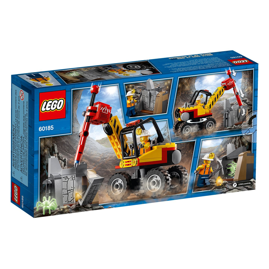 Mô hình Lego City - Máy Đục Đá 60185 - (Hàng Clearence - Không Đổi Trả)