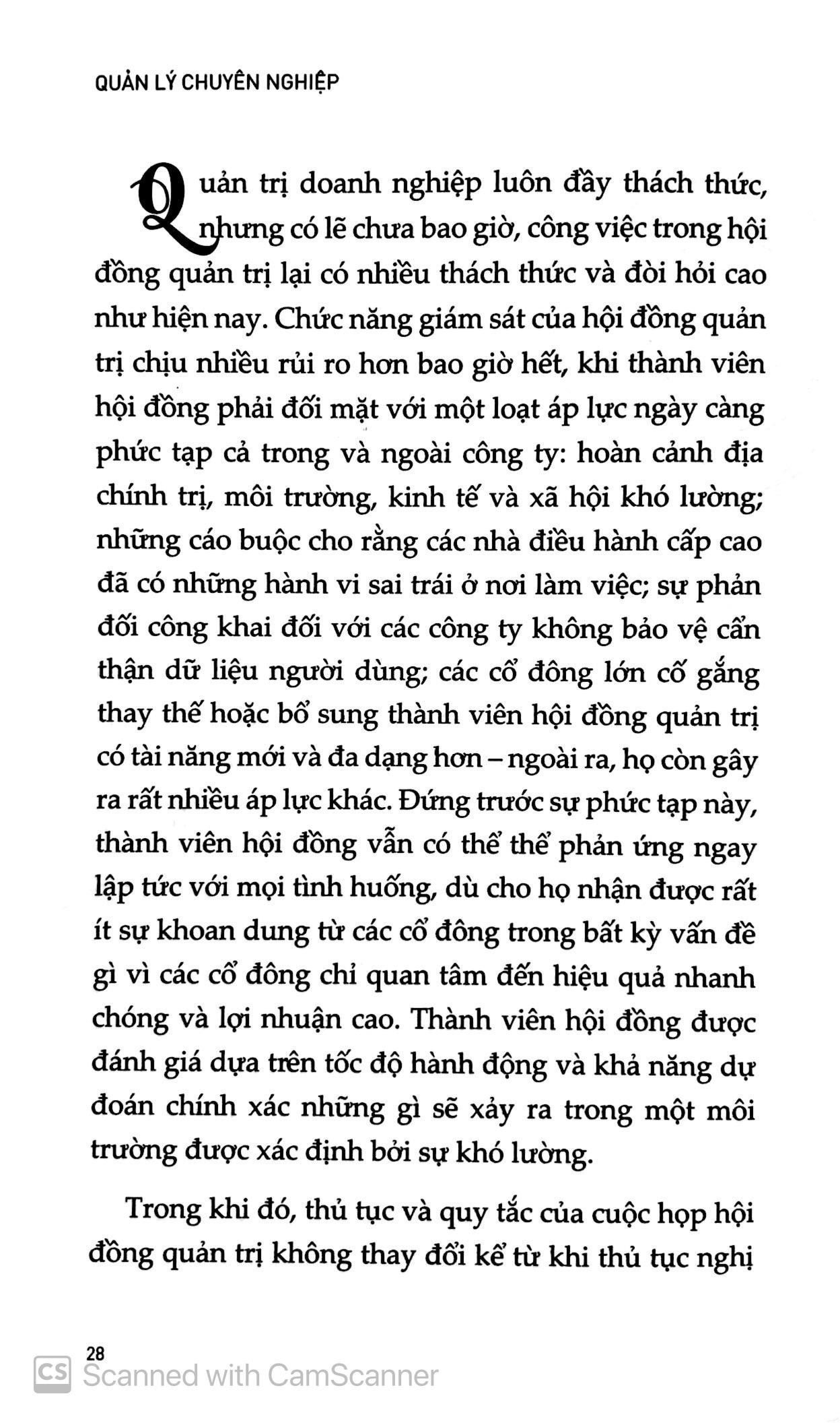 Quản Lý Chuyên Nghiệp