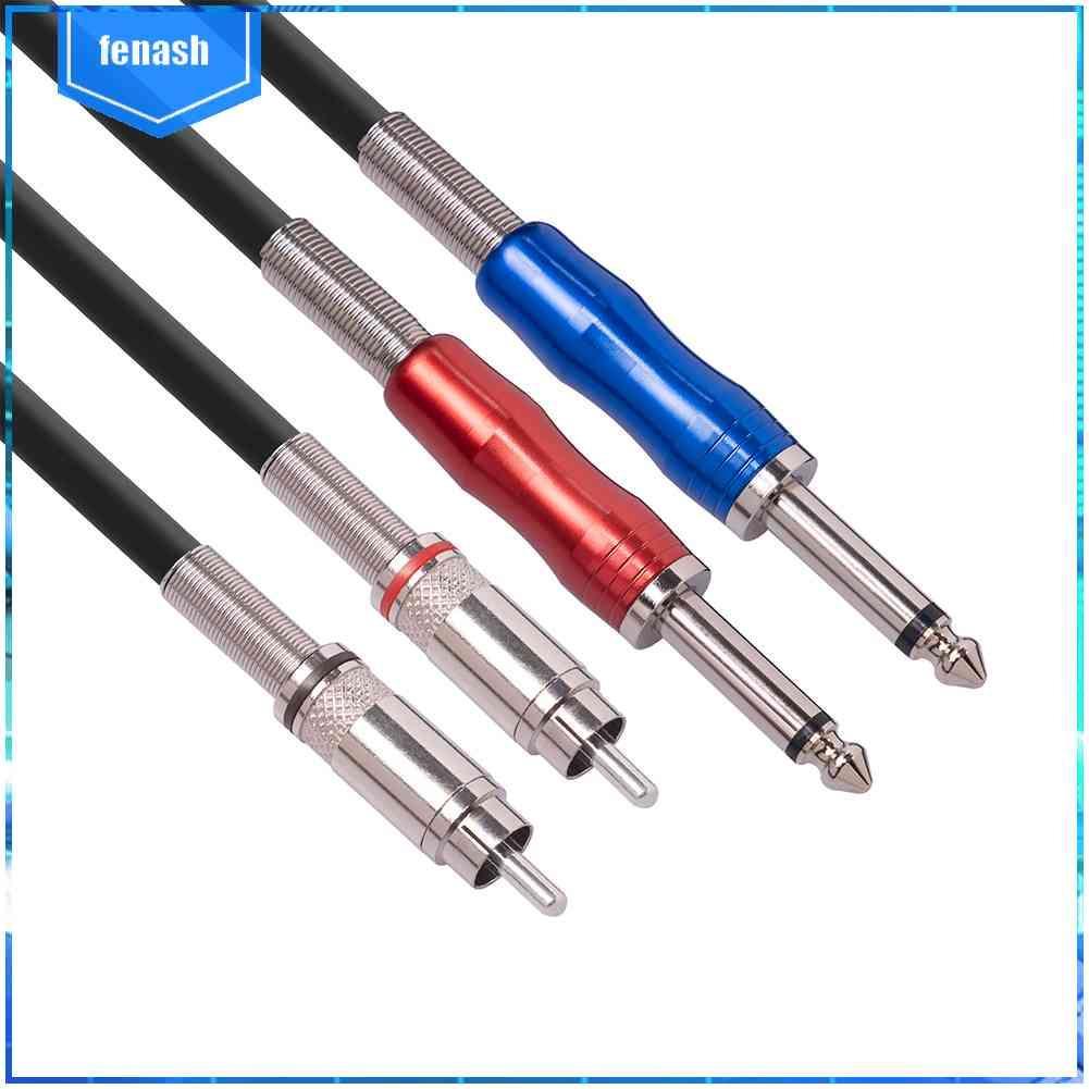 Cáp Chuyển Đổi Âm Thanh PVC Mạ Vàng 3051K63 Giắc Cắm 6.35mm Đa Phương Tiện Cho Loa