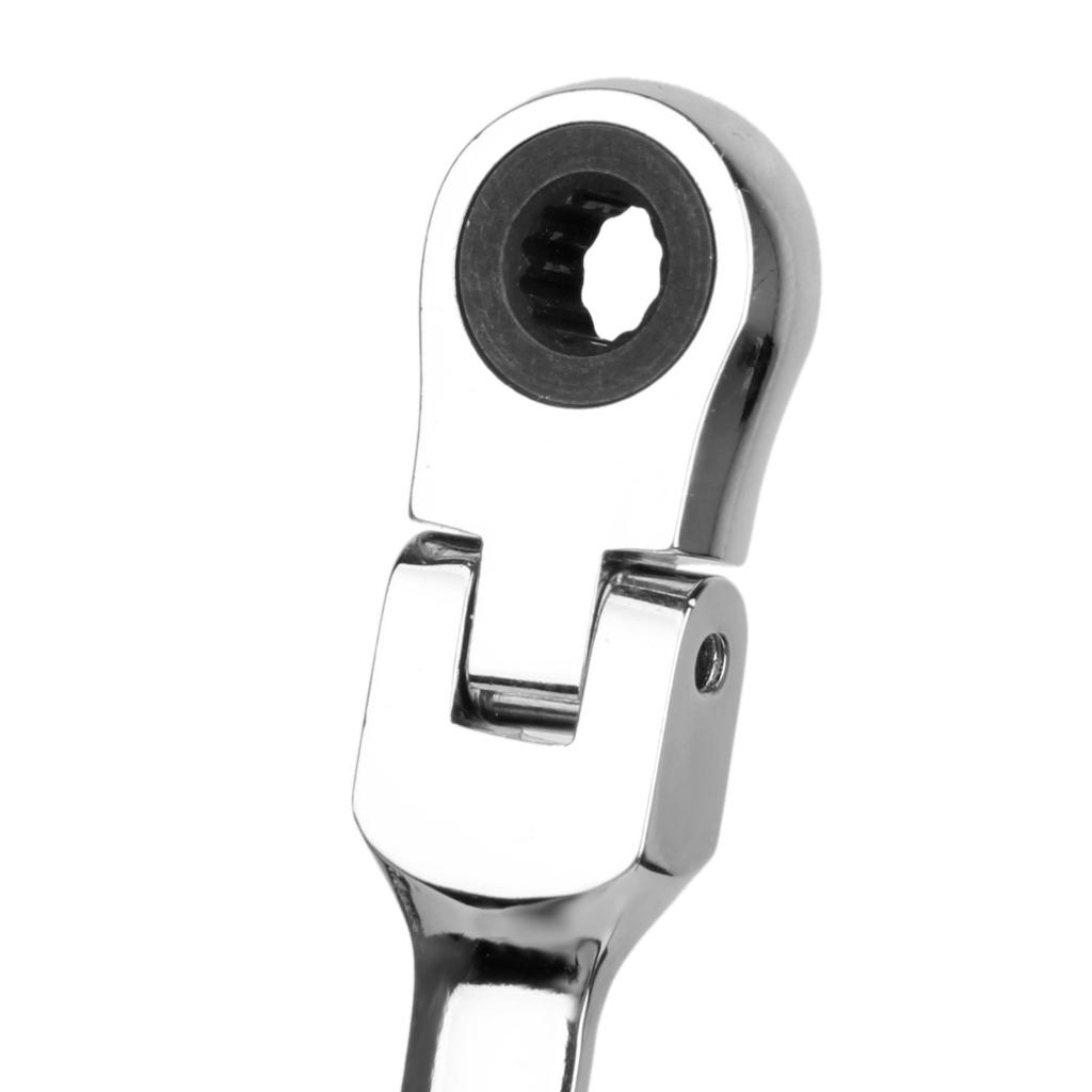 Head Ratchet Action Wrench Spanner Nut Tool - 6mm