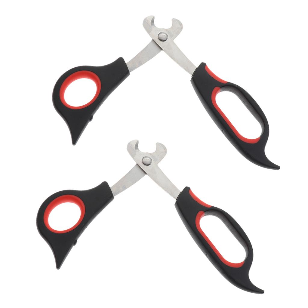 2 Cặp Puppy Puppy Clippers Móng Vuốt Dao Dog Cat Động Vật Kéo