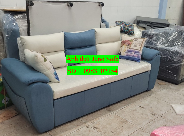 Sofa giường kéo Juno Sofa KiKas Juno Sofa 1m8, ( 3 màu lựa chọn )