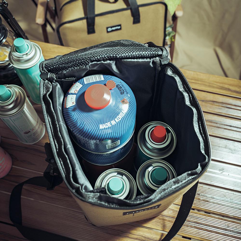 10L Camping Lantern Storage Bag Outdoor Camping Canister Gas Tank Storage Bag Carrying Case