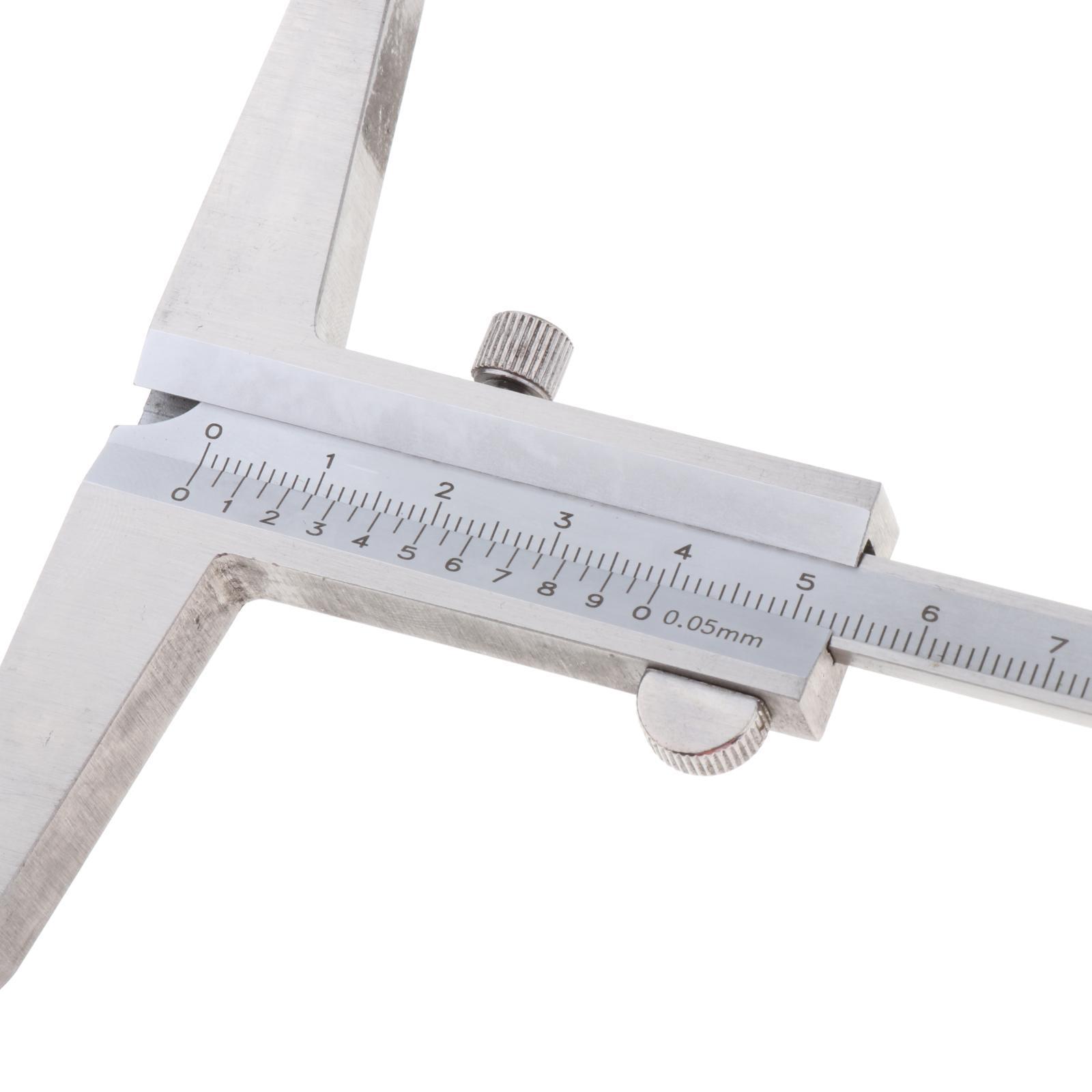 Stainless Steel Vernier Depth Gauge Gage Vernier Caliper 150mm 200mm 300mm