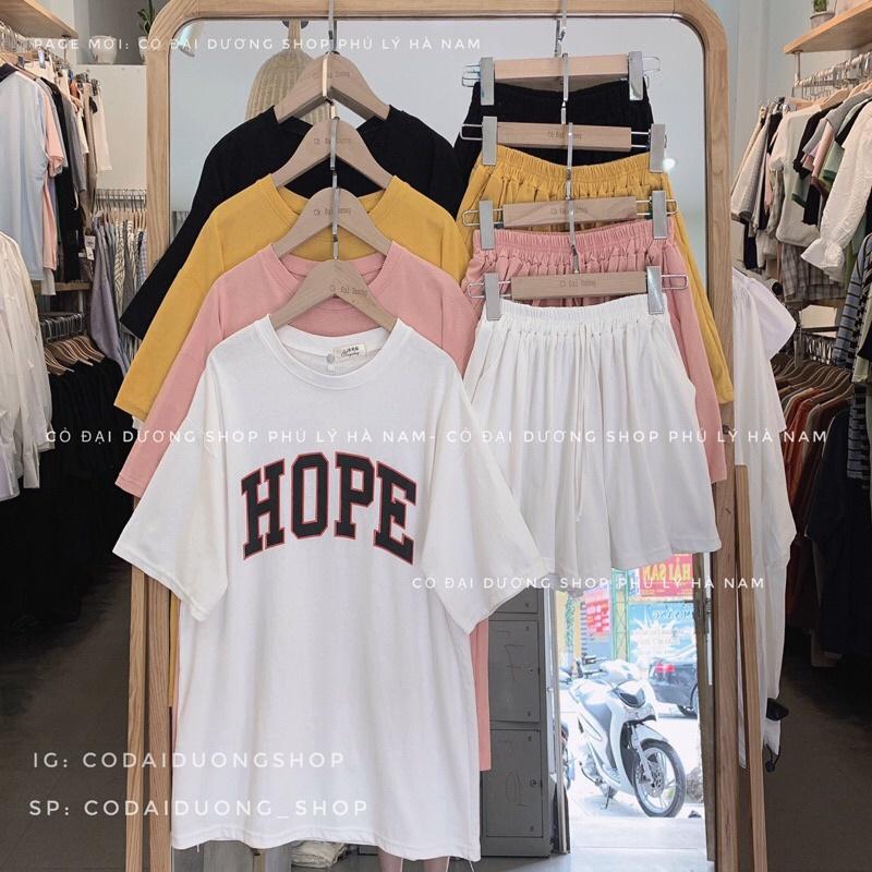 Bộ cotton chữ HOPE