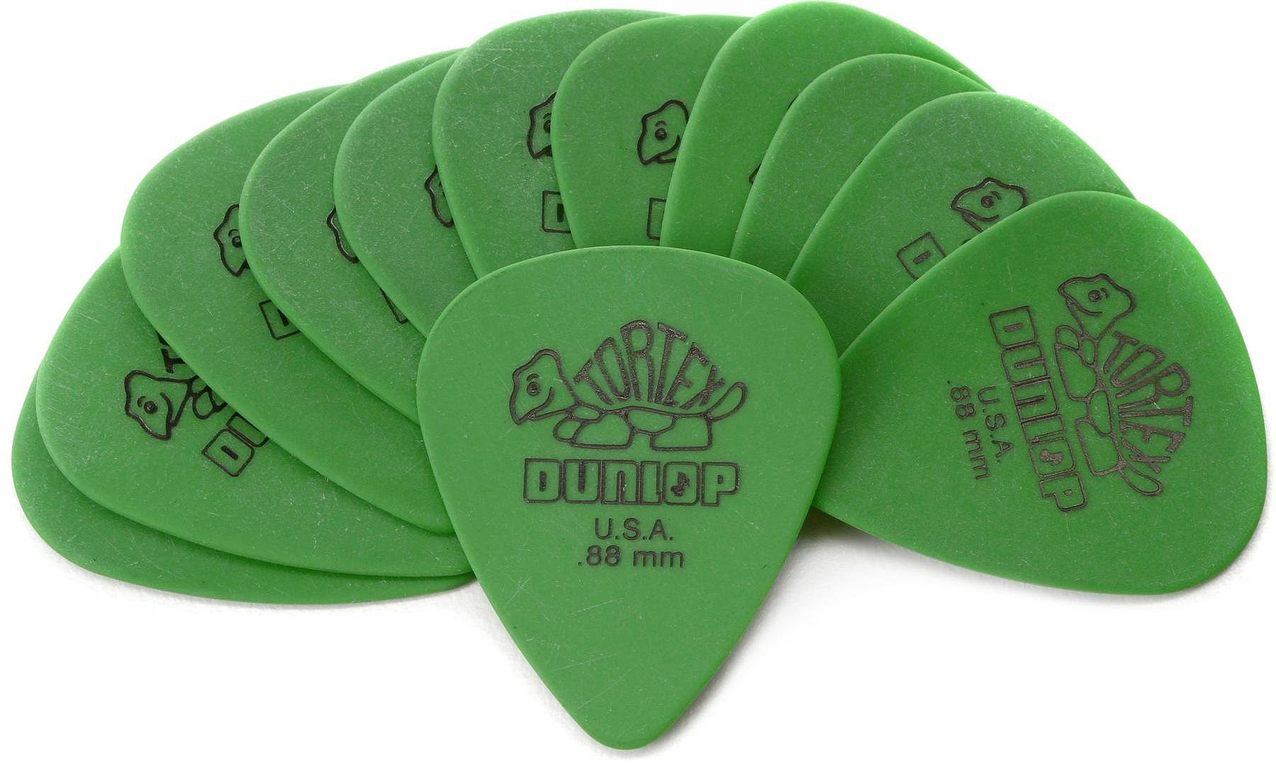 Pick (phím)gảy guitar Dunlop Tortex 418R-Hàng nhập Mỹ