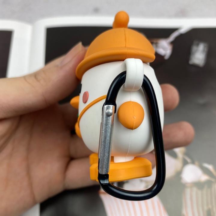 Bao Case, Vỏ ốp tai nghe không dây cho airpod 3 hình chú vịt đội mũ dễ thương  - Mã TZAP388