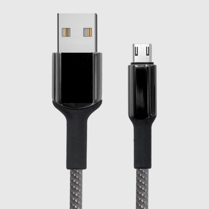 Cáp sạc Micro USB OP2, cáp sạc bọc dù siêu bền, hỗ trợ sạc nhanh 3A Max, tự ngắt khi pin đầy, LED báo sạc dành cho Samsung, Huawei, Xiaomi, Oppo, Sony