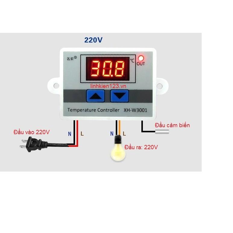 Bộ Điều Khiển Nhiệt Độ XH W3001
