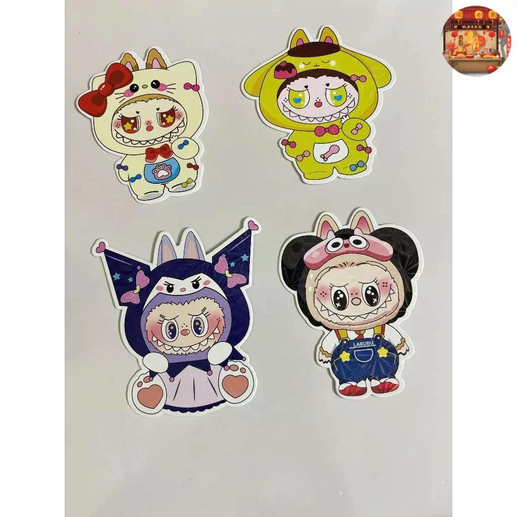 Set 100 &amp; Set 50 Bao Lì Xì Chibi Labubu Tết Hottrend Ất Tị 2025 - Phản Quang - giao mẫu ngẫu nhiên