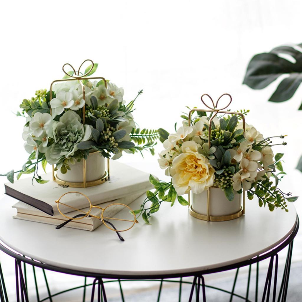Artificial Rose Bouquet Silk Fake Flowers Leaf Party Home Decor
