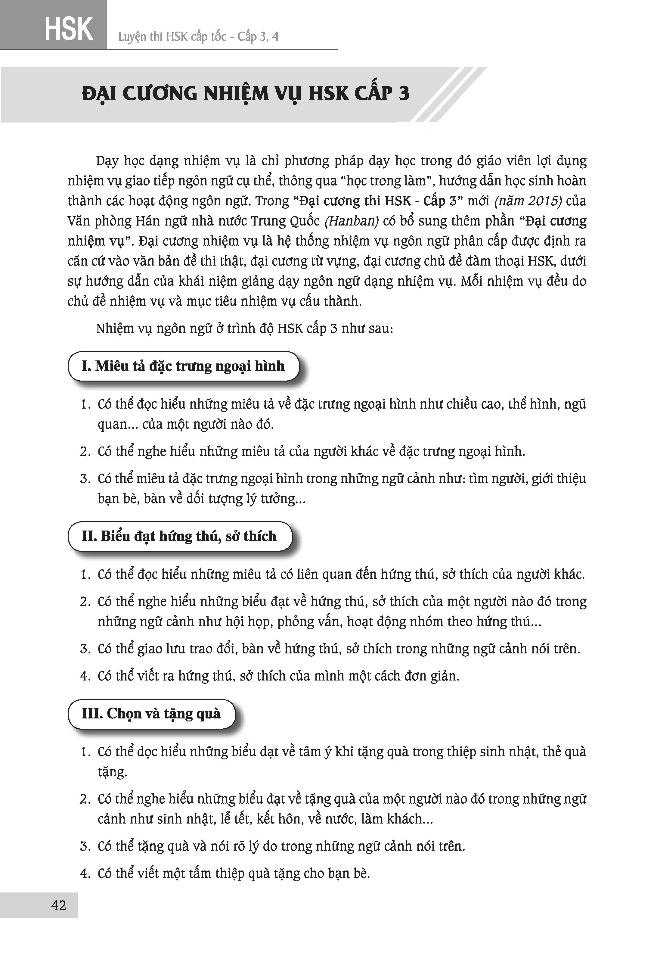 Luyện Thi HSK Cấp Tốc Cấp 3-4