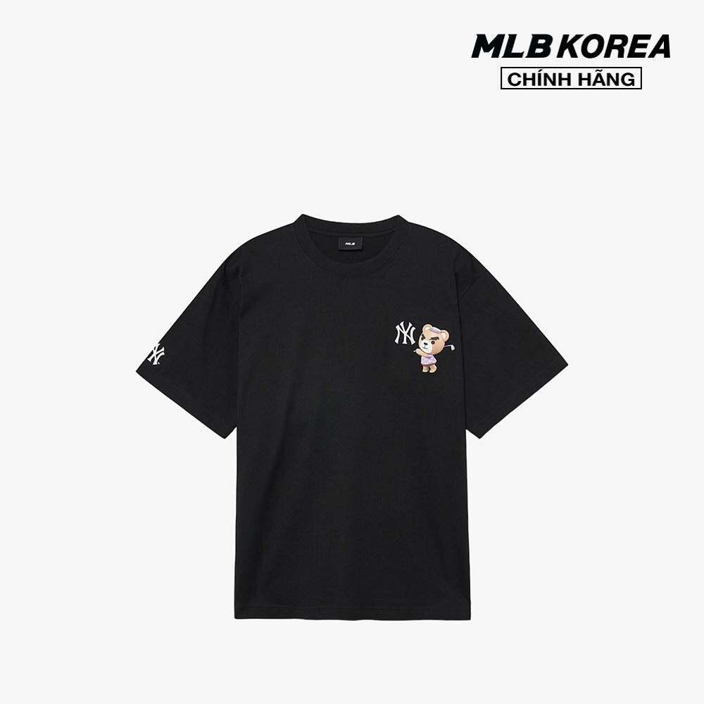 MLB - Áo thun unisex cổ tròn tay ngắn thời trang 3ATSE0134-50BKS