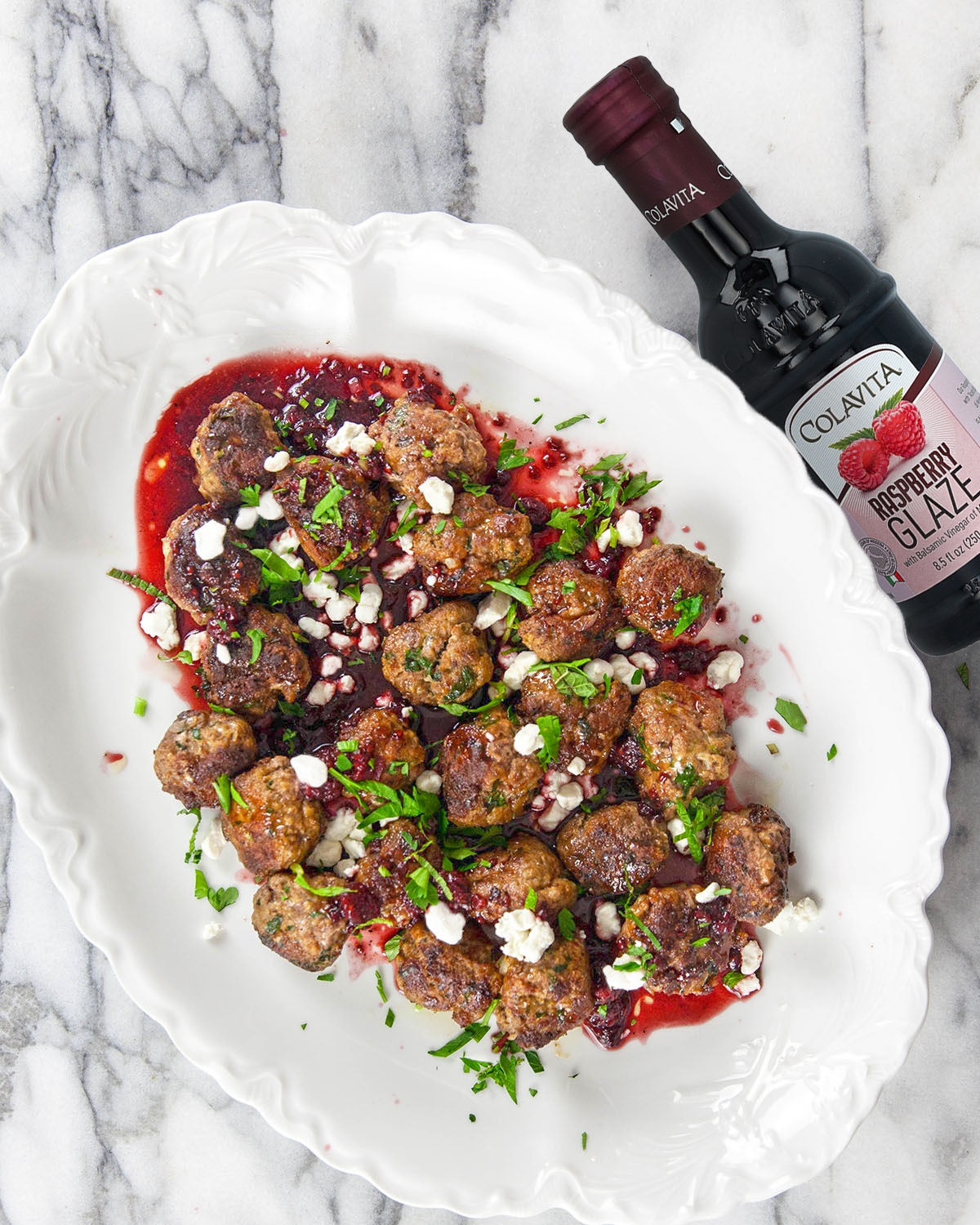 Giấm Rượu Mâm Xôi Colavita Raspberry Wine Vinegar Nhập Khẩu Từ Ý _ Dùng Trộn Salad, Làm Sốt, Pha Chế Cocktail