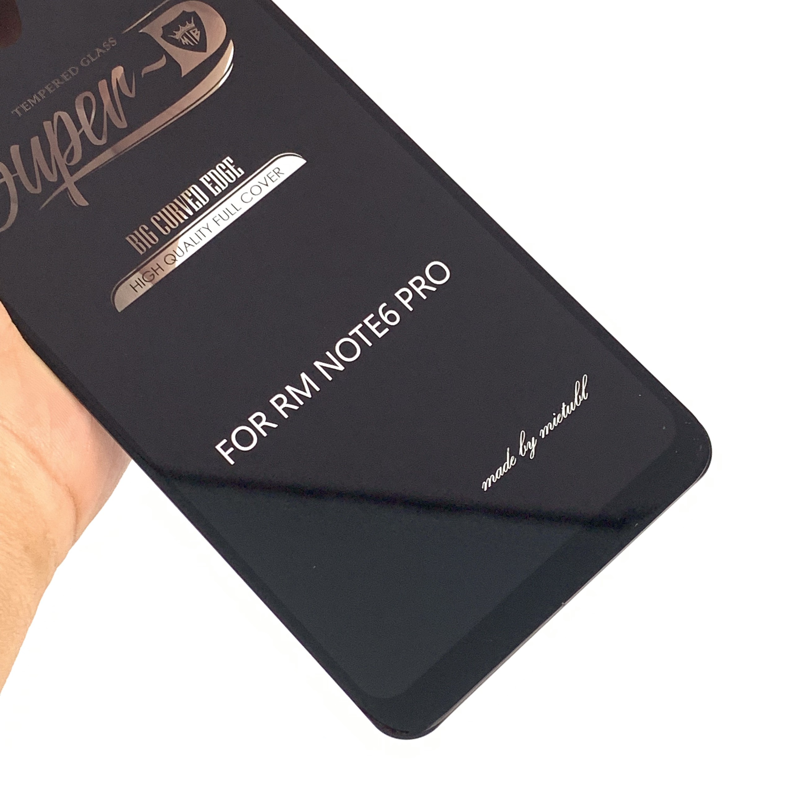 Kính cường lực Super D cho Xiaomi Redmi Note 6 Pro Full viền Đen MIETUBL - Hàng Nhập Khẩu