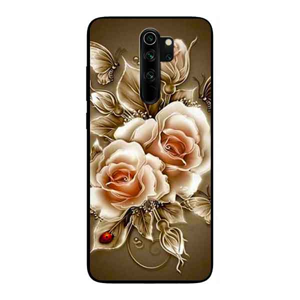 Ốp Lưng in cho Xiaomi Redmi Note 8 Pro Mẫu Hoa Hồng 3 - Hàng Chính Hãng