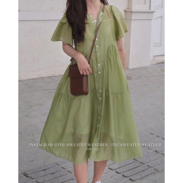 Đầm Bầu Dáng Dài Form Rộng Thời Trang Mùa Hè Cho Mẹ Bầu-Váy bầu xinh chất mềm mát