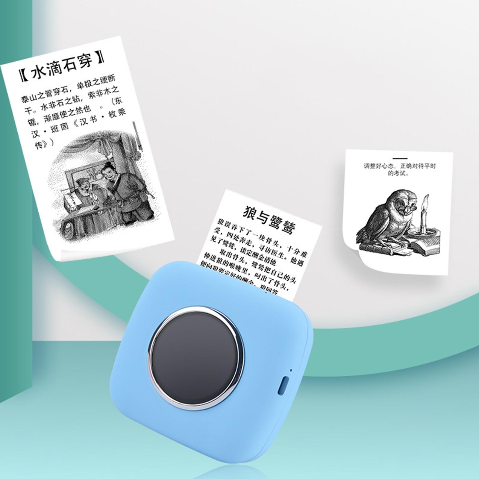 Bluetooth Pocket Thermal  Portable Picture Photo  White