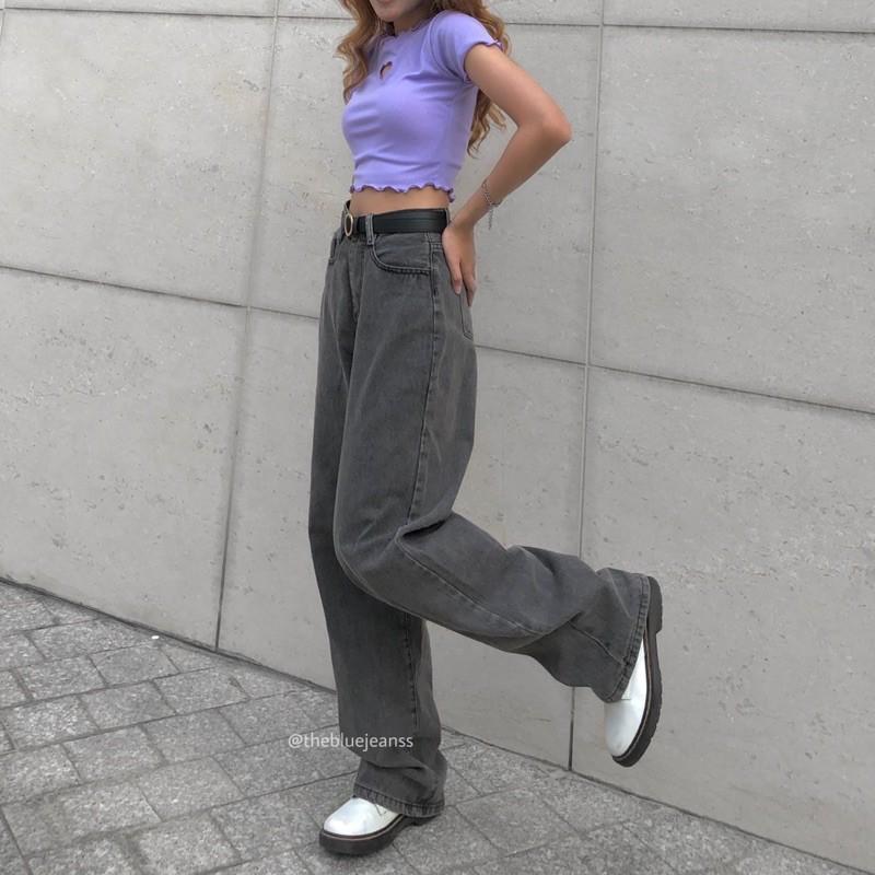 Quần Jeans Ống Rộng Mã JD02
