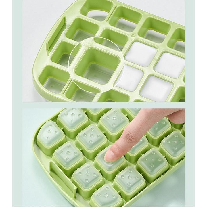 Hình ảnh Bộ khay làm đá, ép lấy đá, đựng đá KACHEEG ICE TRAY Hanrui Shop VN