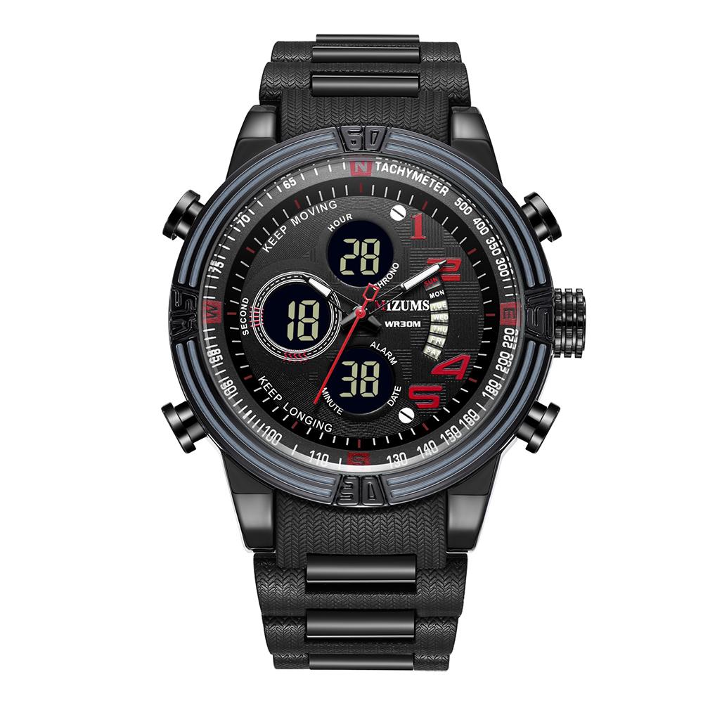 Đồng hồ thời trang MIZUMS Nam hợp kim kĩ thuật số không thấm nước