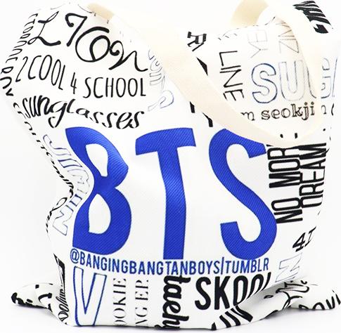 Túi tote vải thiết kế BTS