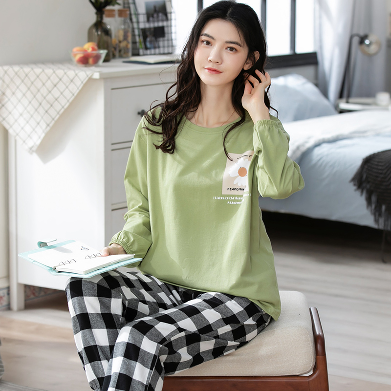 Đồ nữ mặc nhà thu đông cotton 8648