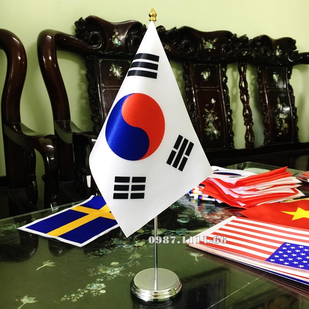 Cờ Để Bàn Đế Thép Cờ Hàn Quốc