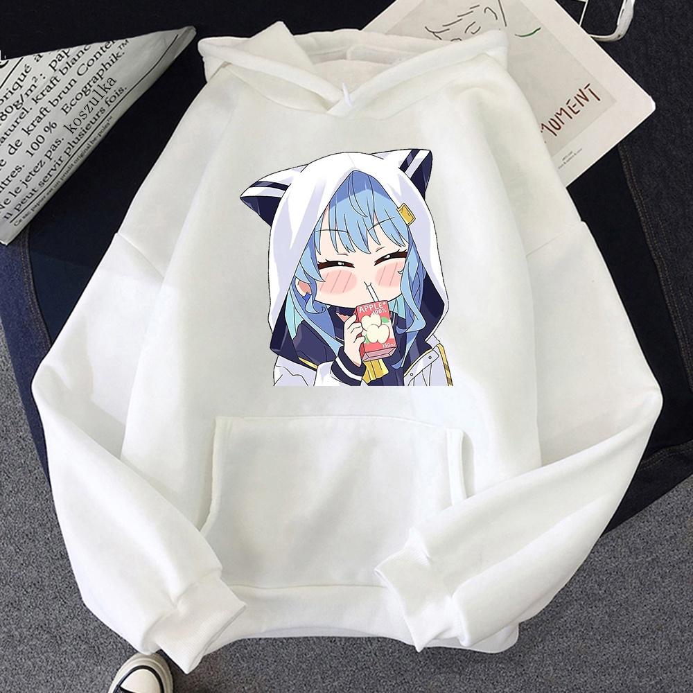 Mẫu Áo Hoodie Anime Hololive Hoshimachi Suisei Kawaii Phong Cách Harajuku